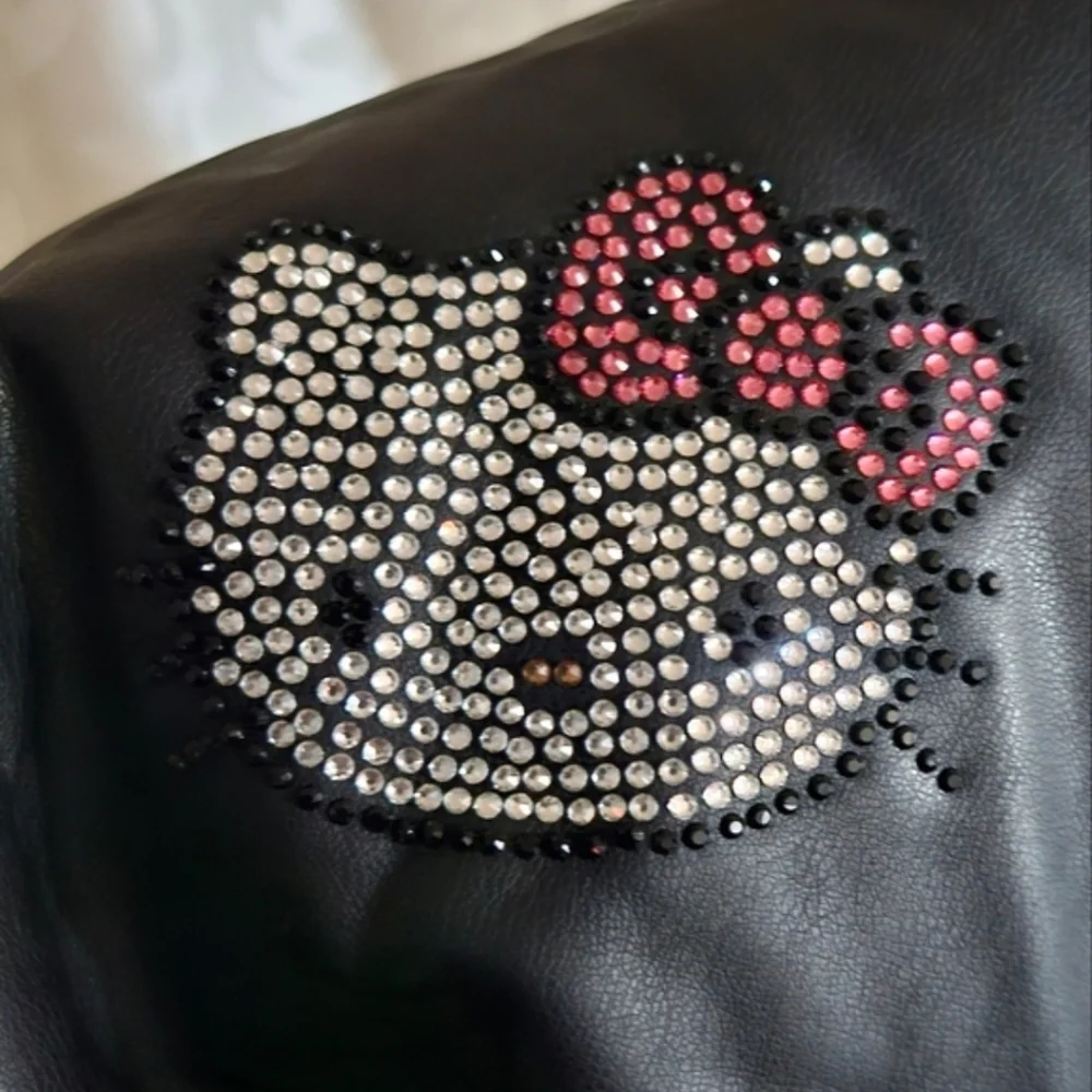 Forever 21 Hello Kitty Black Rhinestone Coat NWT - Picture 4 of 4